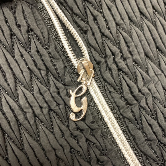 Girls Guess dressy puffer Jacket coat Large size 14 Black - Picture 13 of 13